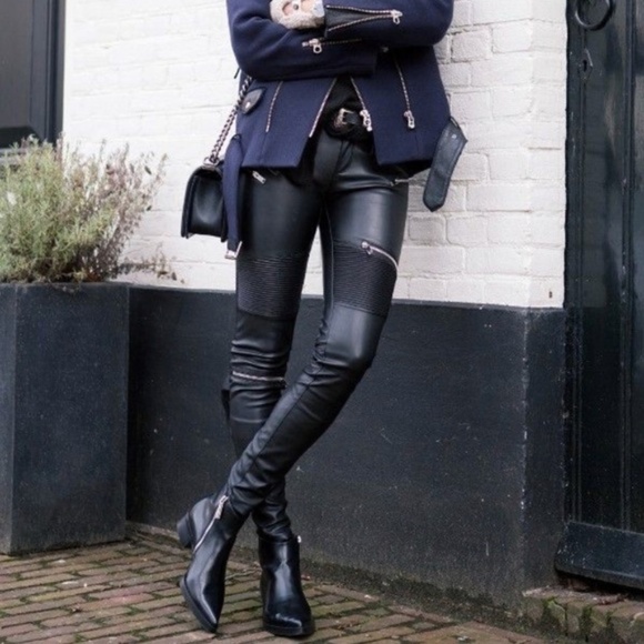 zara moto pants